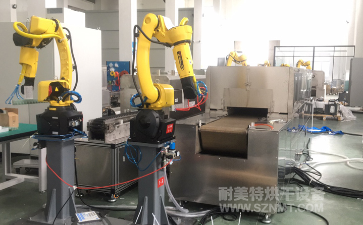NMT-ZP-108 疫苗玻璃瓶小型預(yù)熱加固化自動裝配線(蘇州?？松?